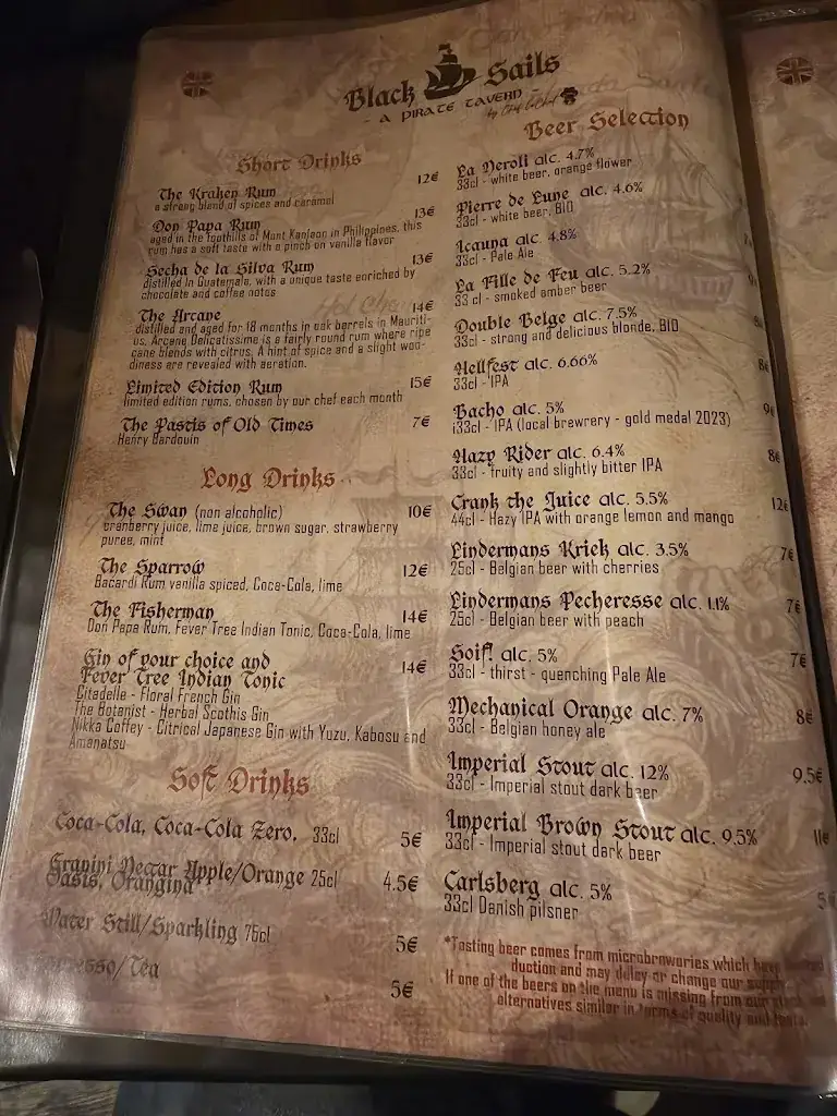 Menu_Black Sails - A Pirate Tavern By Chef LeChat_Cannes_image_3