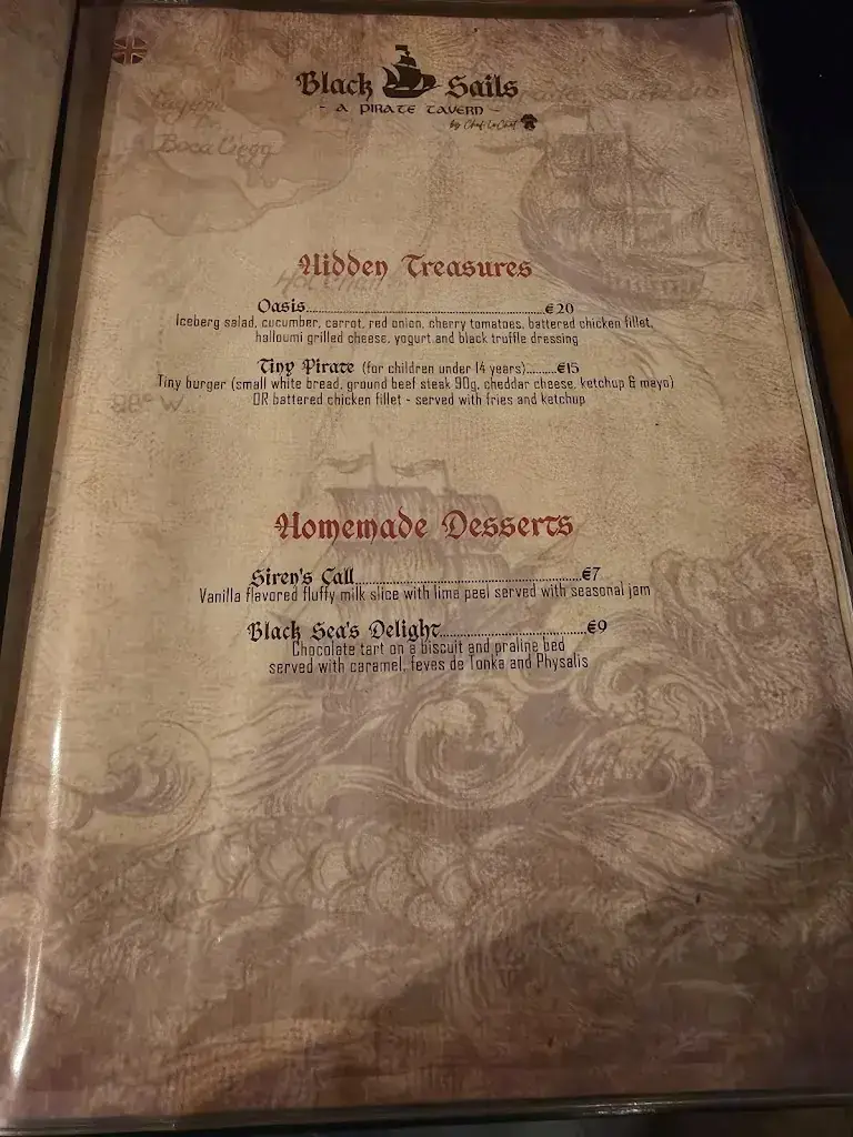 Menu_Black Sails - A Pirate Tavern By Chef LeChat_Cannes_image_4