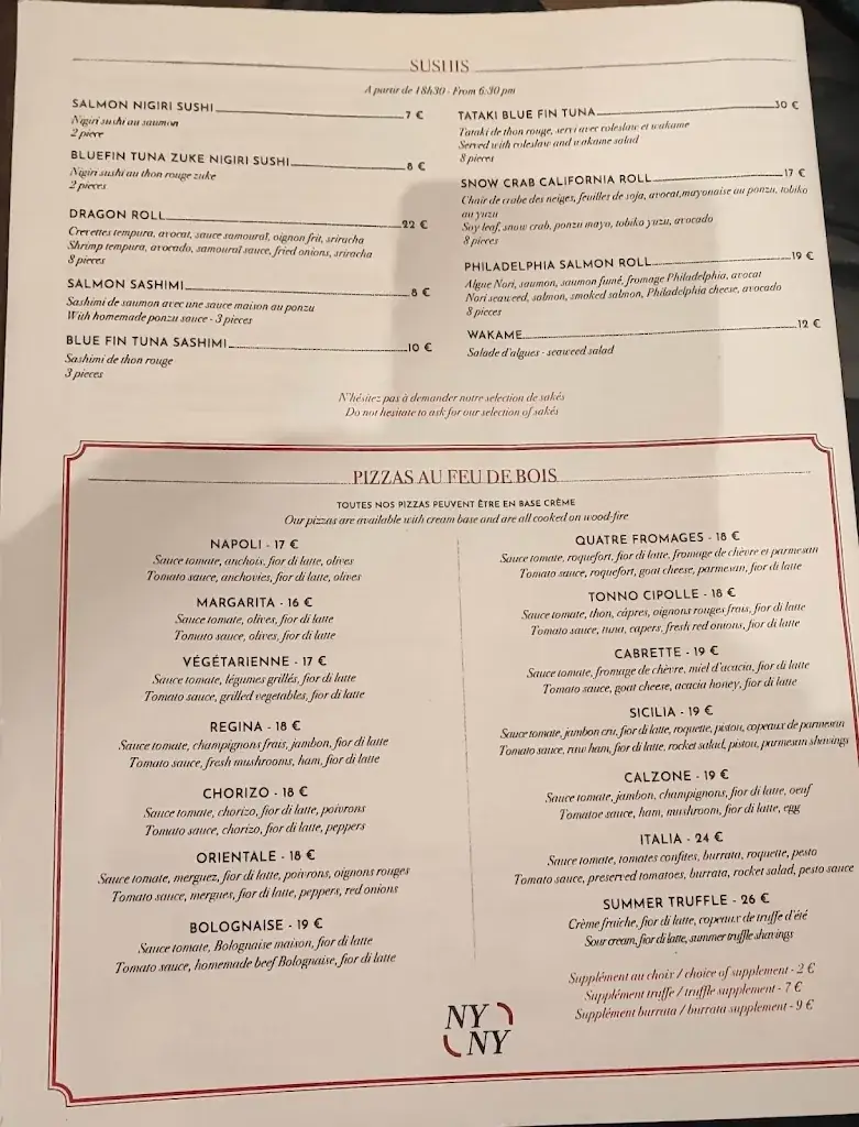 Menu_New-York New-York_Cannes_image_1