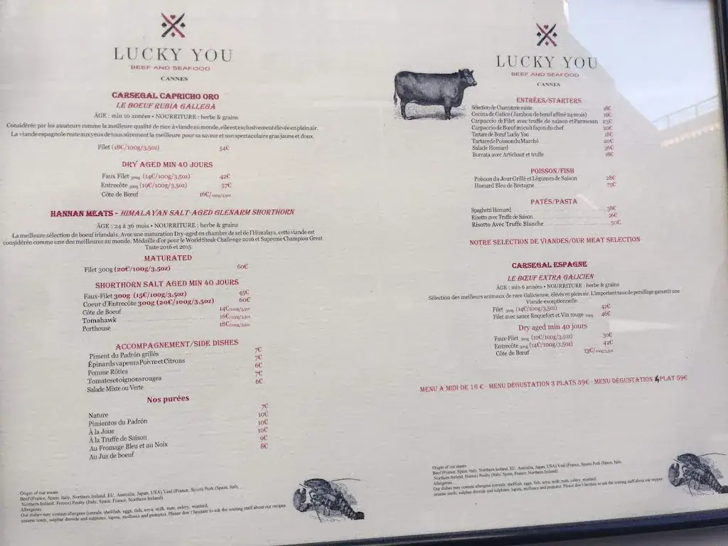 Menu_Lucky You Beef & Seafood_Cannes_image_1