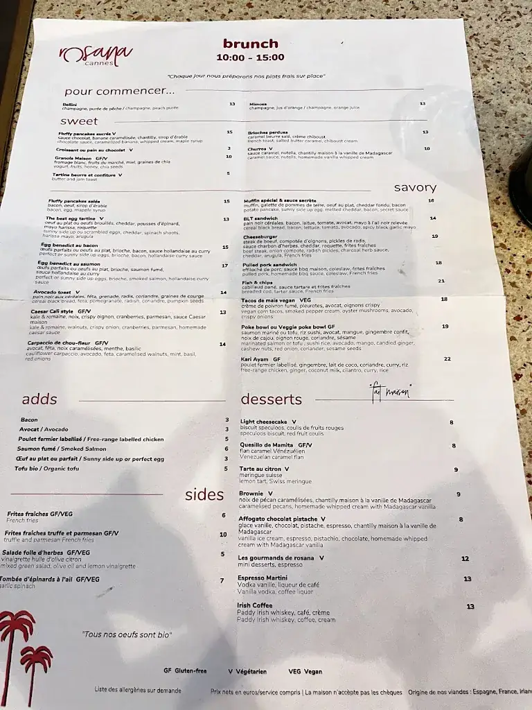 Menu_Rosana Cannes_Cannes_image_1
