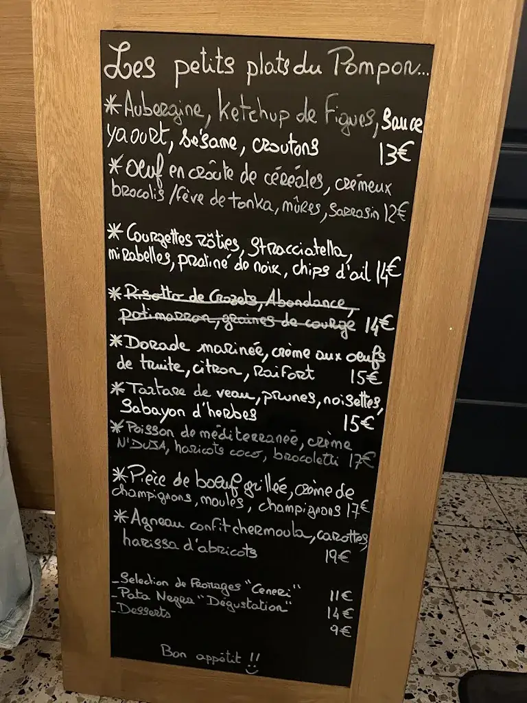 Menu_Le Pompon_Cannes_image_4