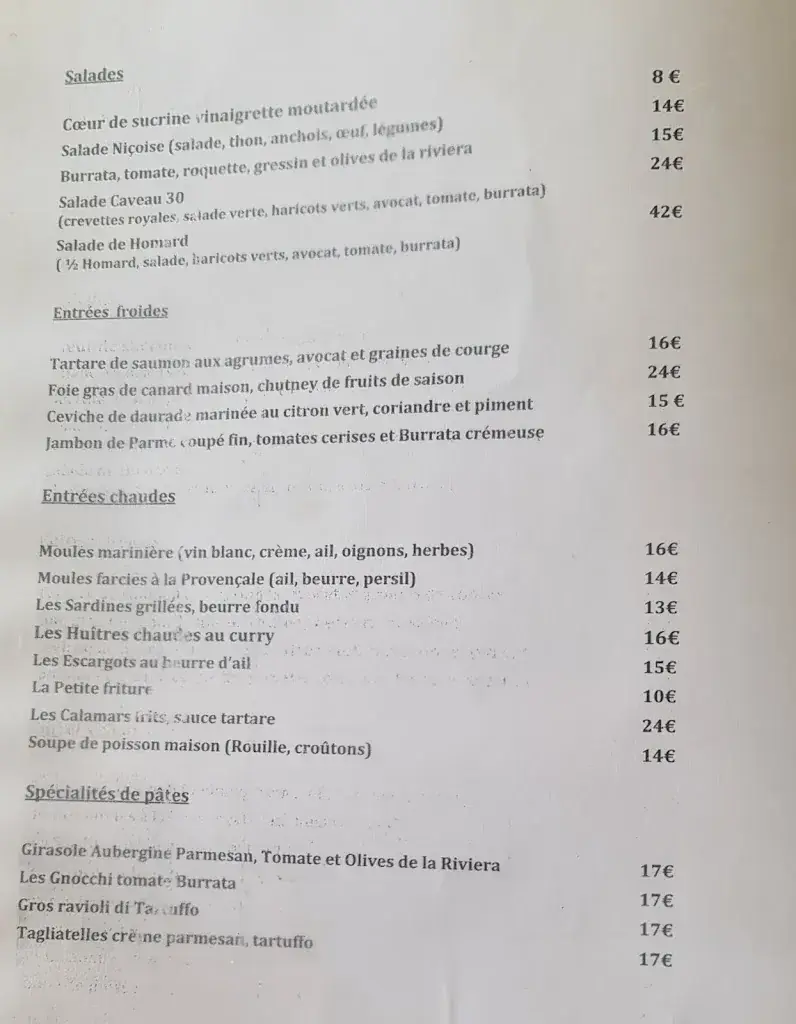 Menu_Le Caveau 30_Cannes_image_4