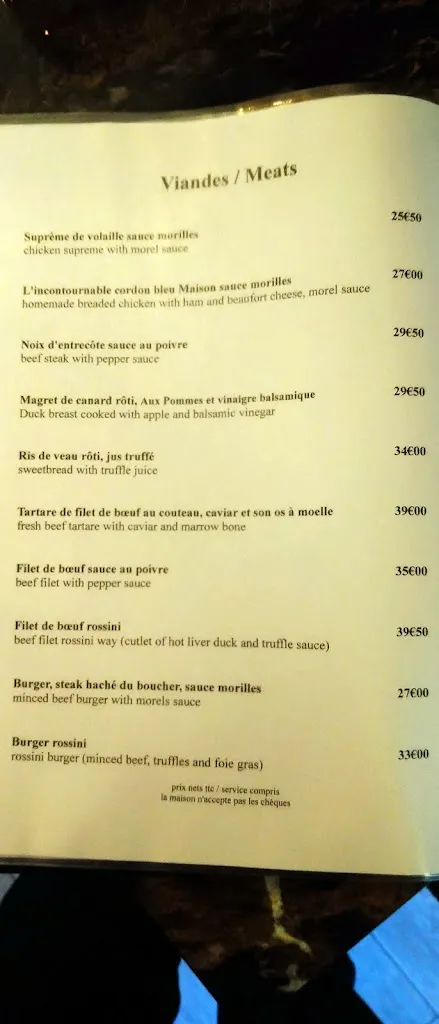 Yvan's restaurant in Cannes