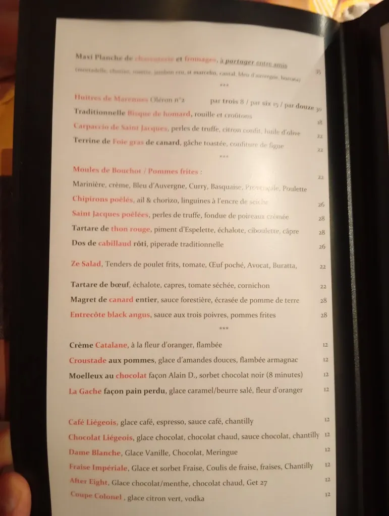 Menu_LE BISTROT MARCEAU / Brunch, Déjeuner & Dîner jazzy_Cannes_immagine_3