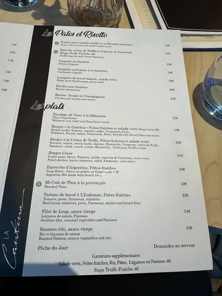 Menu_La Cantina Cannes_Cannes_image_2