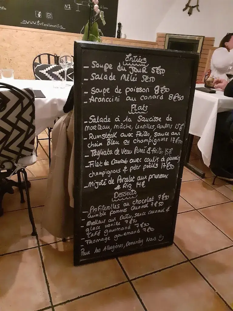 Menü_The Fork & Beaver_Pignans_Bild_4