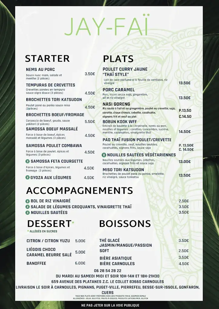 Menu_Kook World Food Fusion_Carnoules_image_2
