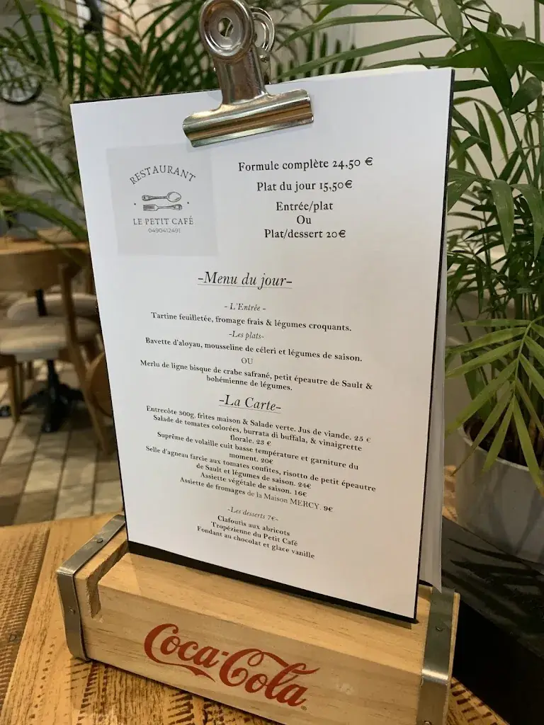 Menu_Restaurant Le Petit Café_Carpentras_immagine_3