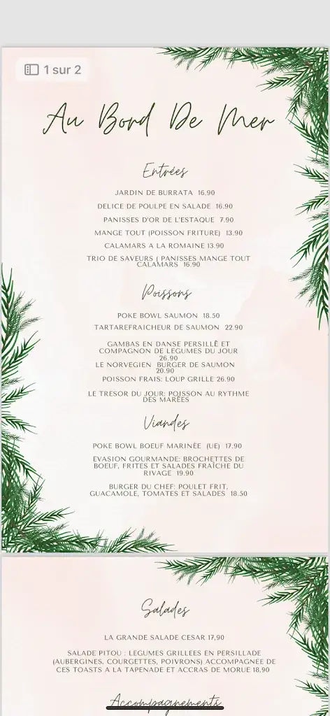 Menu_Au Bord de Mer_Carry-le-Rouet_immagine_2