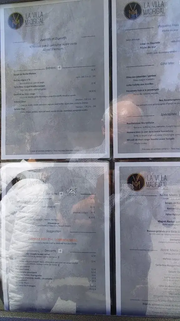 Menu_La Villa Madrigal_Carry-le-Rouet_image_1