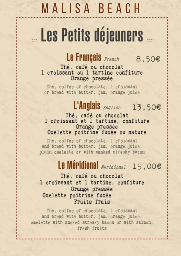 Menu_Le Malisa Beach_Carry-le-Rouet_image_4