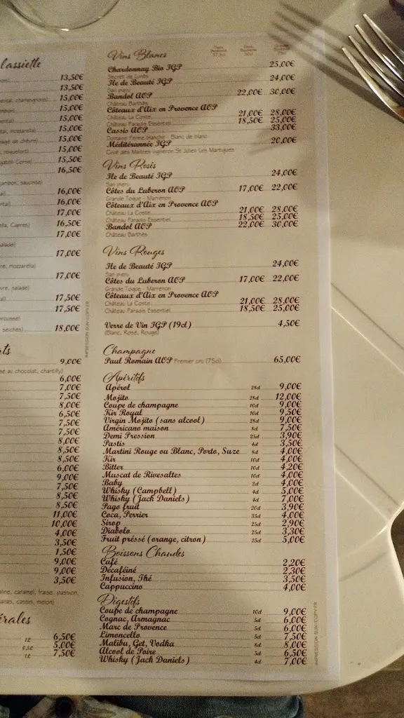 Menü_La cale_Carry-le-Rouet_Bild_3