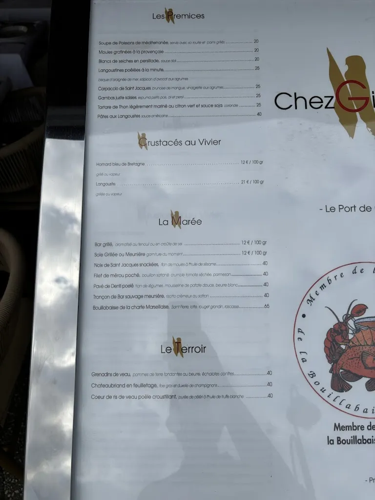 Menu_Chez Gilbert_Cassis_image_2