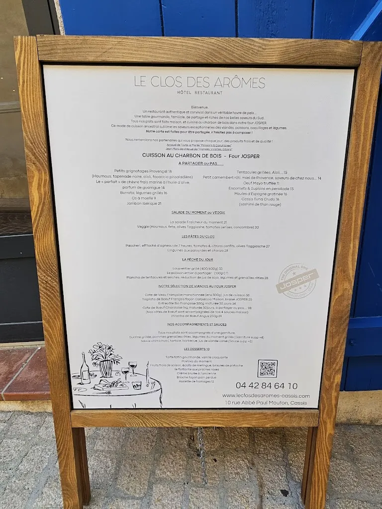 Menu_Restaurant - Le Clos des Arômes_Cassis_image_3