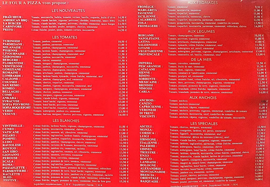 Menu_Le Four à Pizza_Caumont-sur-Durance_image_1