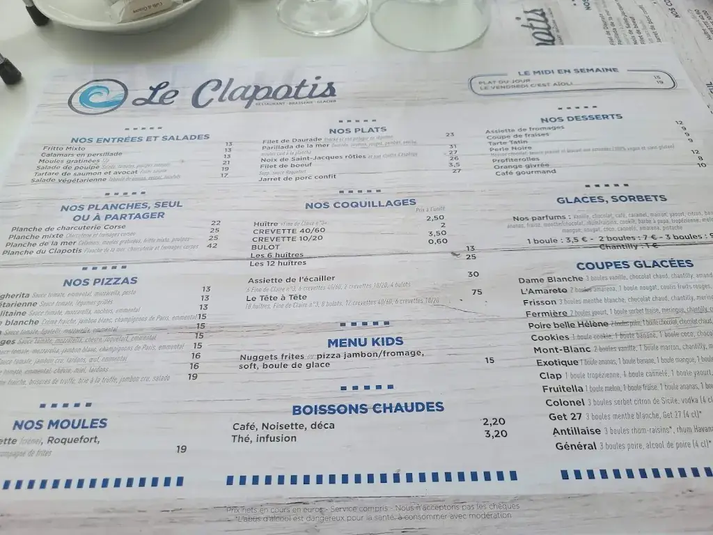 Menu_Le Flamingo - L'Ecailler Du Port_Carqueiranne_image_3