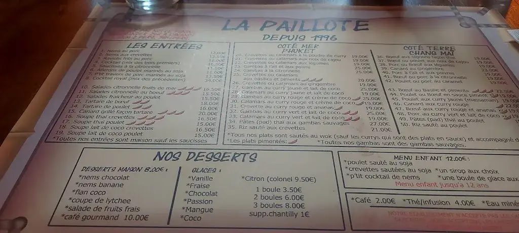 Menu_La Paillote_Carqueiranne_image_3