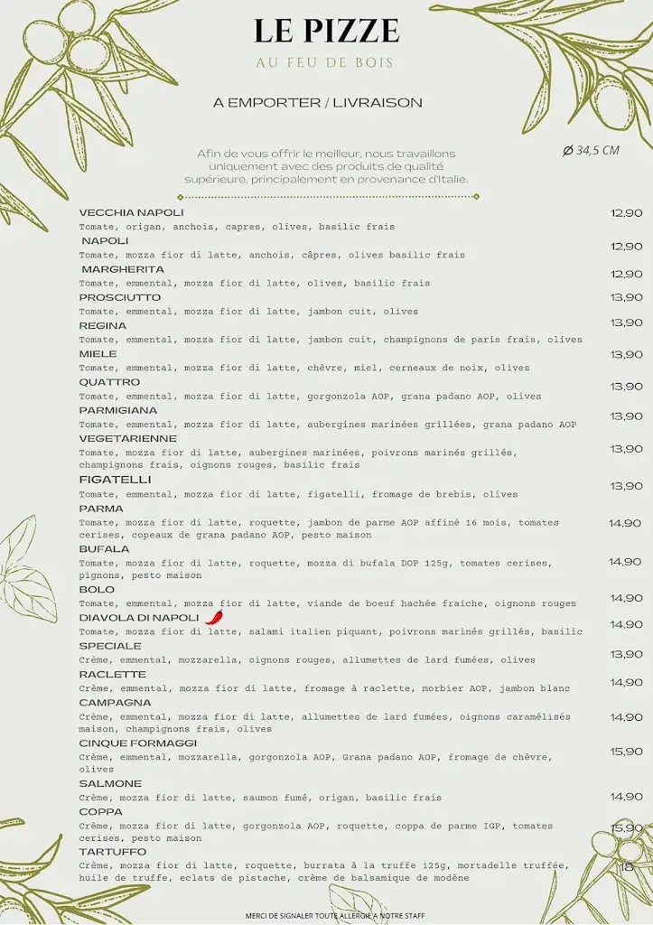 Menü_Nonna Trattoria_Carqueiranne_Bild_1