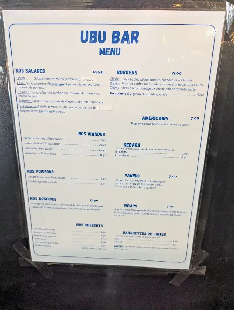 Menu_Ubu Bar_Céreste-en-Luberon_image_1