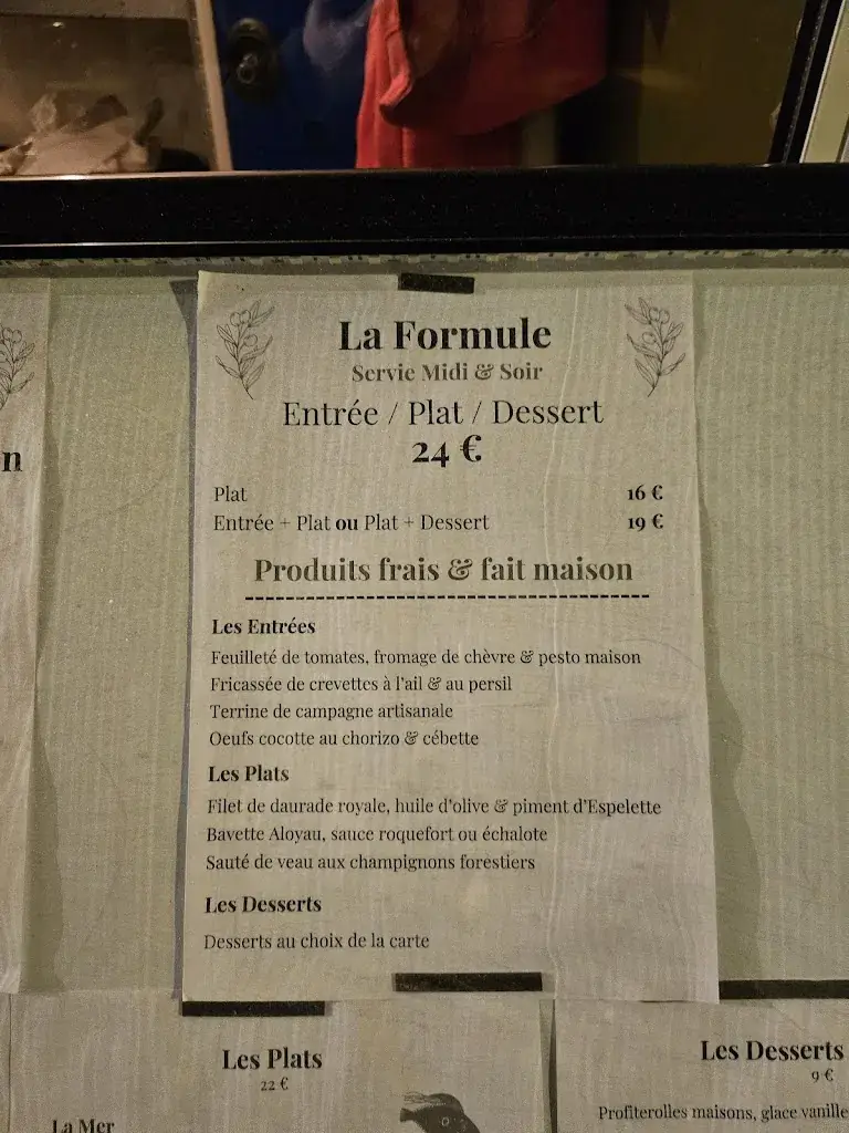 Menu_Les Oliviers_Cavalaire-sur-Mer_image_4