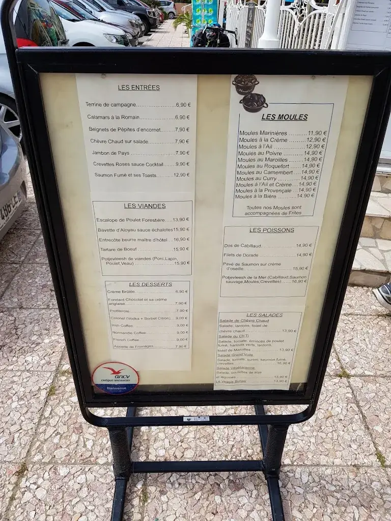 Menu_La Grand Voile Brasserie Restaurant_Cavalaire-sur-Mer_image_2