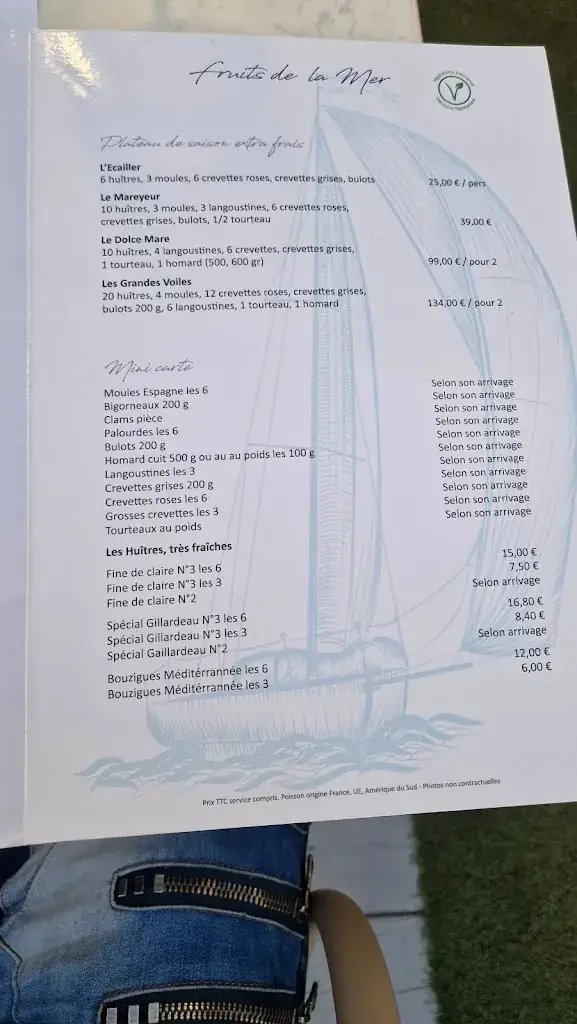 Menu_Dolce mare_Cavalaire-sur-Mer_image_1