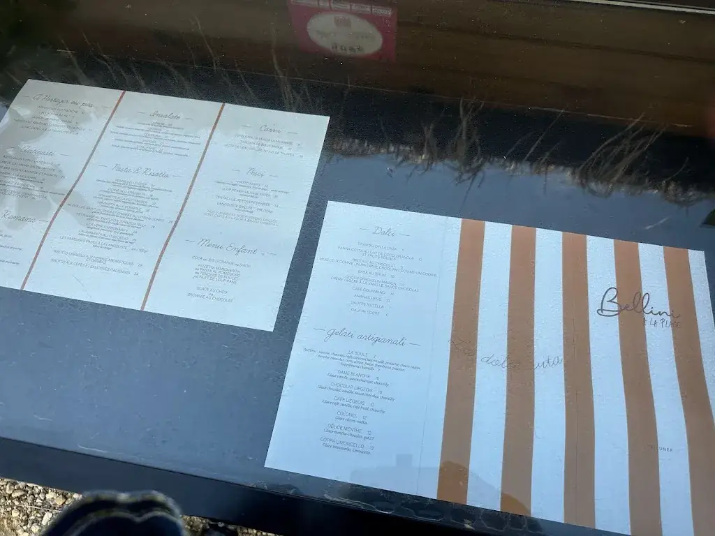 Menu_Bellini Plage_Cavalaire-sur-Mer_image_3