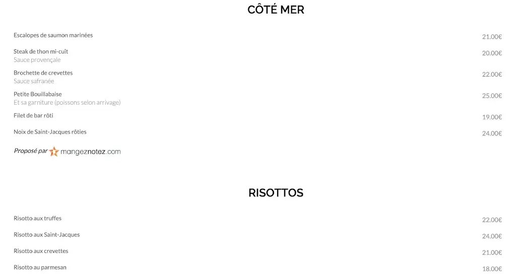 Menu_Il Divino_Cavalaire-sur-Mer_image_2