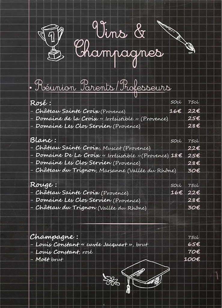 Menü_La Récré_Cavalaire-sur-Mer_Bild_3