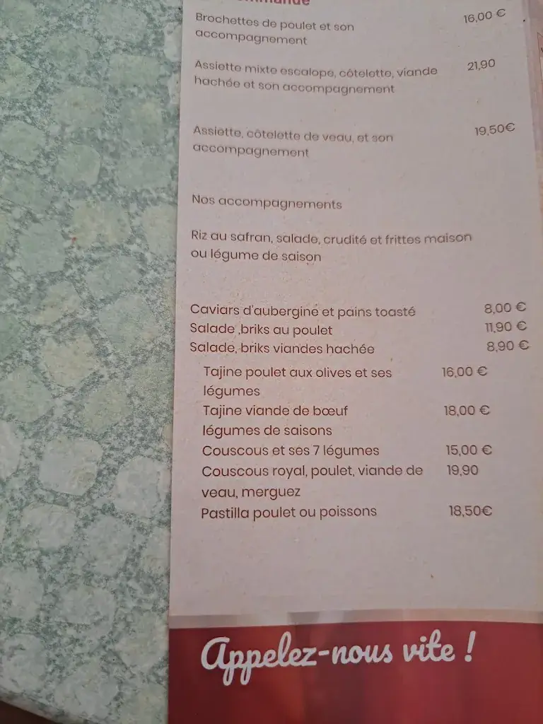 Menu_Sable D'or_Cavalaire-sur-Mer_image_1