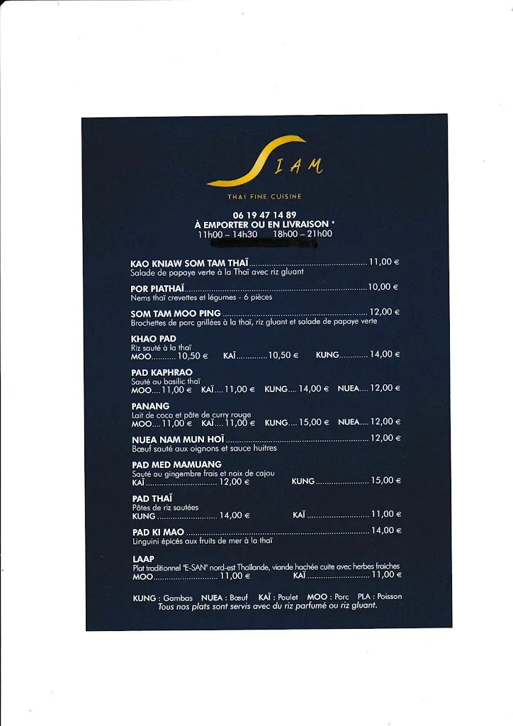 Menu_Siam Cavalaire_Cavalaire-sur-Mer_image_1
