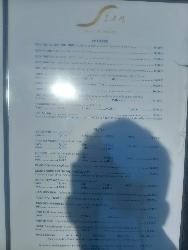 Menu_Siam Cavalaire_Cavalaire-sur-Mer_image_2