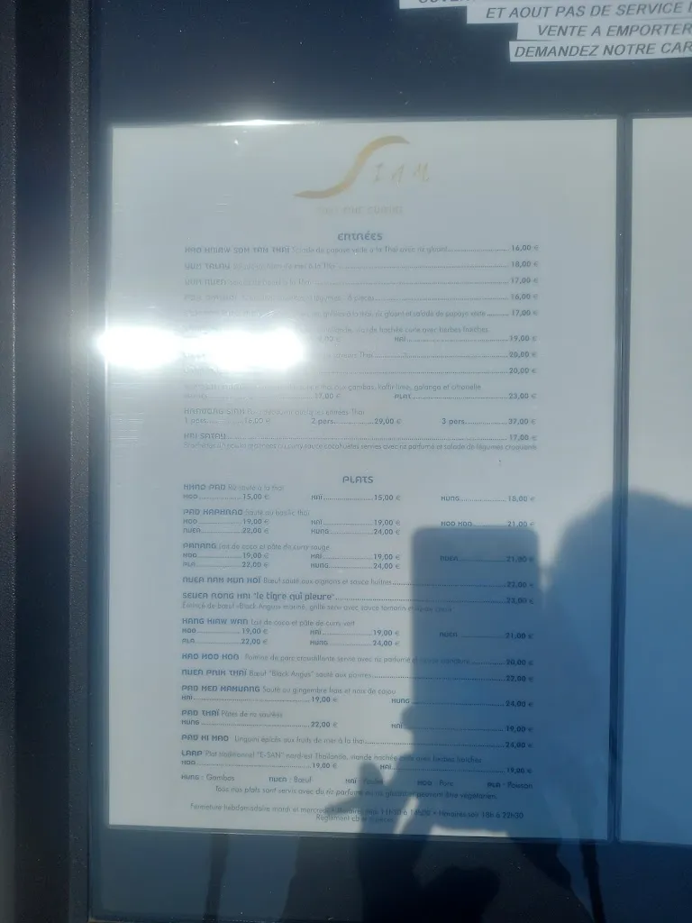 Menu_Siam Cavalaire_Cavalaire-sur-Mer_image_3