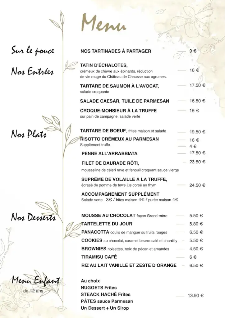 Menu_La Maison des Saveurs_Cavalaire-sur-Mer_image_2