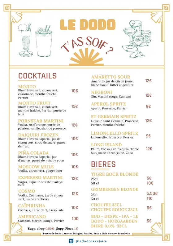 Menu_Le Dodo_Cavalaire-sur-Mer_image_1