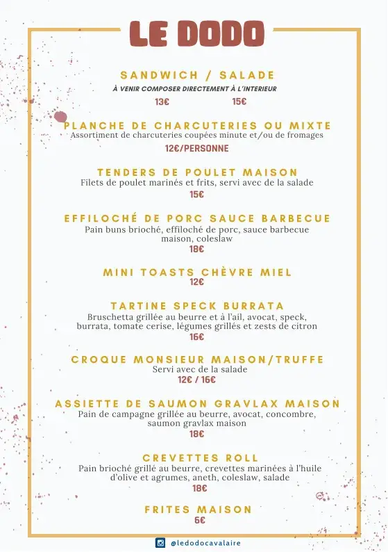 Menu_Le Dodo_Cavalaire-sur-Mer_image_3