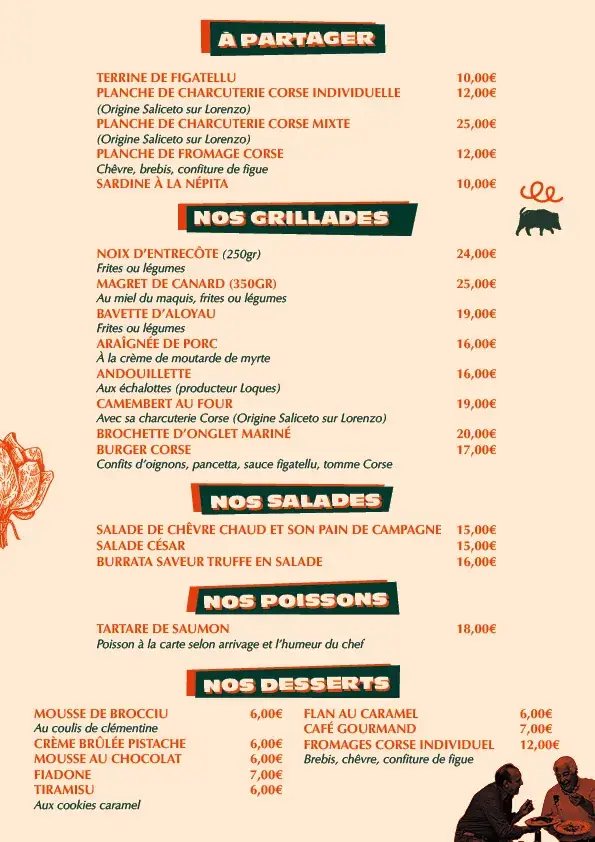 Menu_Le Repaire de la Corsoise_Ceyreste_image_1