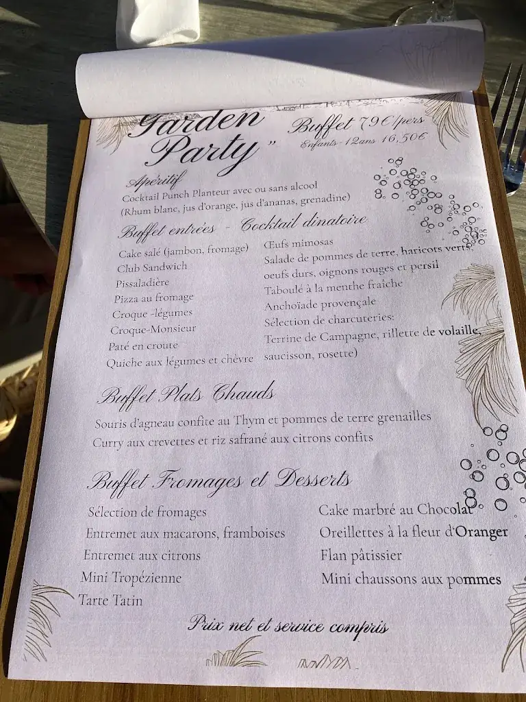 Menu_Ferme-Auberge la Baie des Anges_Ciotat_immagine_1