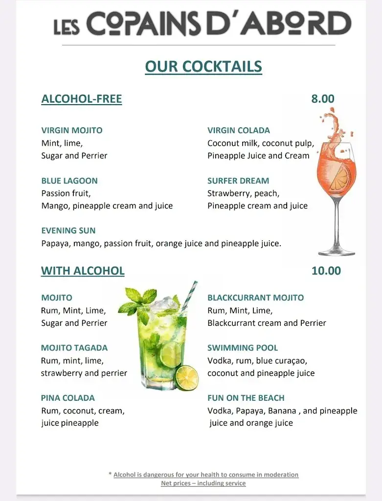 Menü_Les Copains d'abord - Restaurant La Ciotat_Ciotat_Bild_1