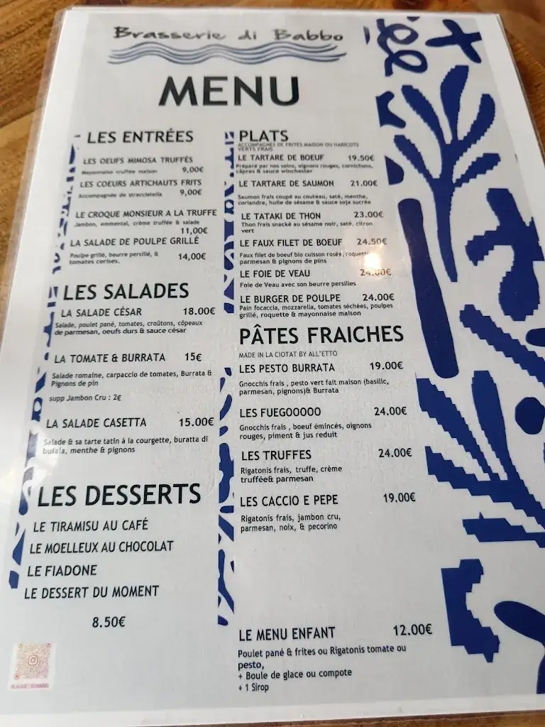 Menu_La brasserie des capucins_Ciotat_immagine_4