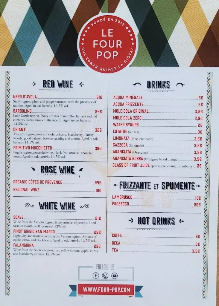 Menu_Le Four Pop_Ciotat_image_1