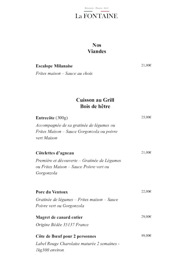 Menu_La Fontaine_Cavaillon_image_3