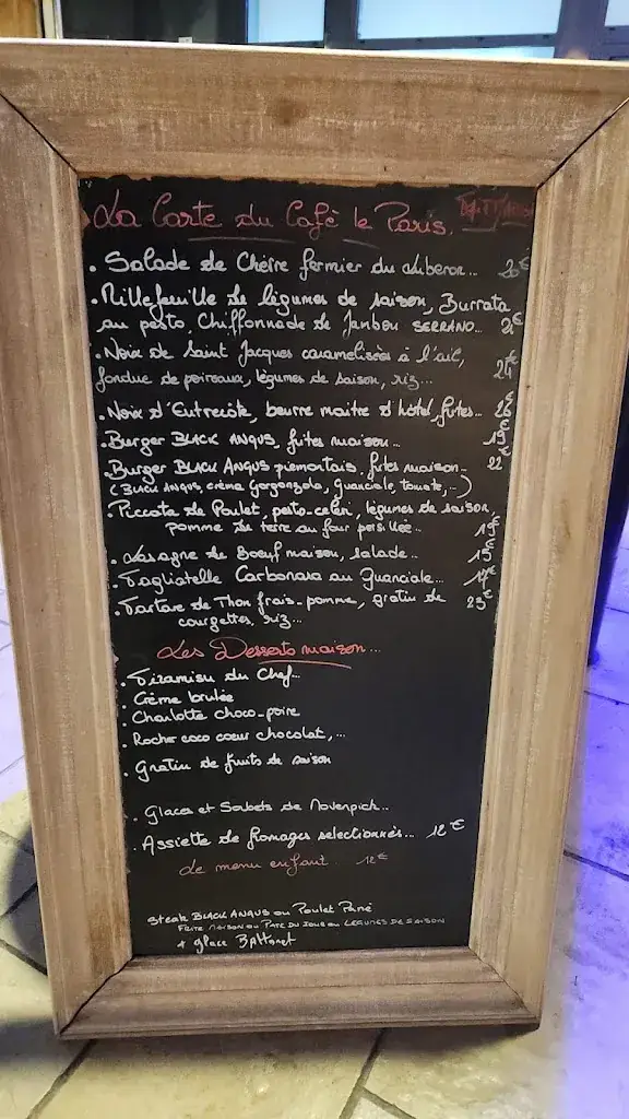 Menu_Café Le Paris_Cavaillon_image_3