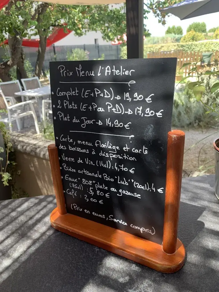 Menu_L'Atelier l'Art des Mets_Taillades_immagine_1