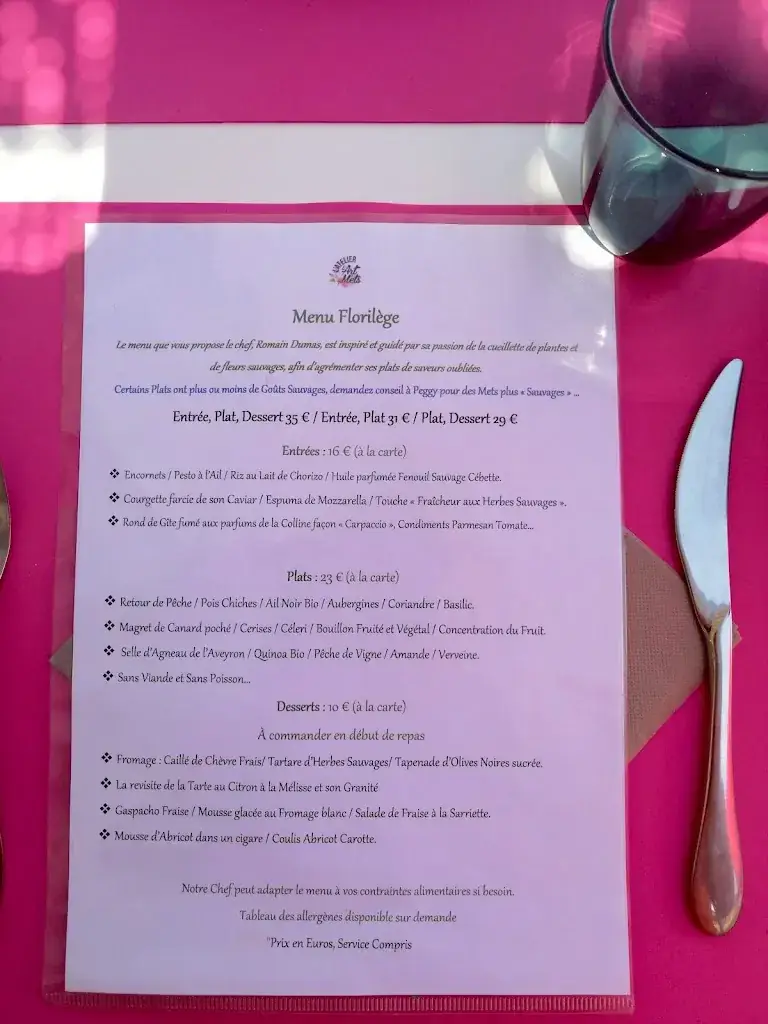 Menu_L'Atelier l'Art des Mets_Taillades_immagine_2