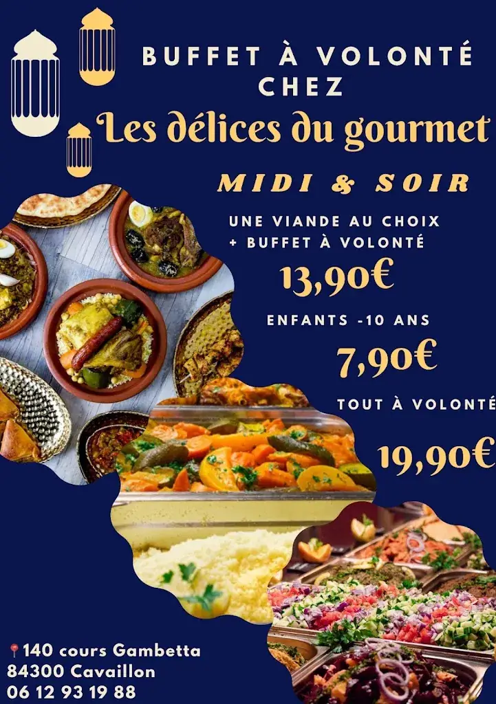Menu_Les Délices du Gourmet_Cavaillon_image_1