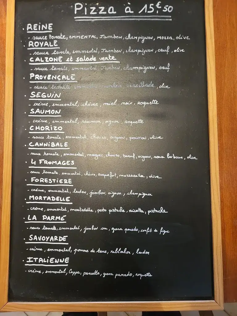 Menu_Pizzeria La Provence Restaurant_Cavaillon_image_1
