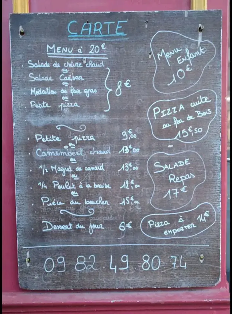 Menu_Pizzeria La Provence Restaurant_Cavaillon_image_3