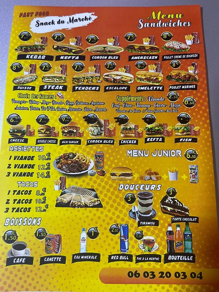 Menu_Snack du marché_Cavaillon_image_1